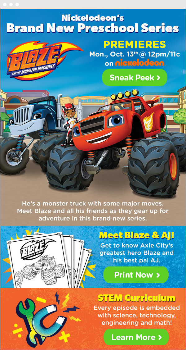 Blaze and the Monster Machines Email